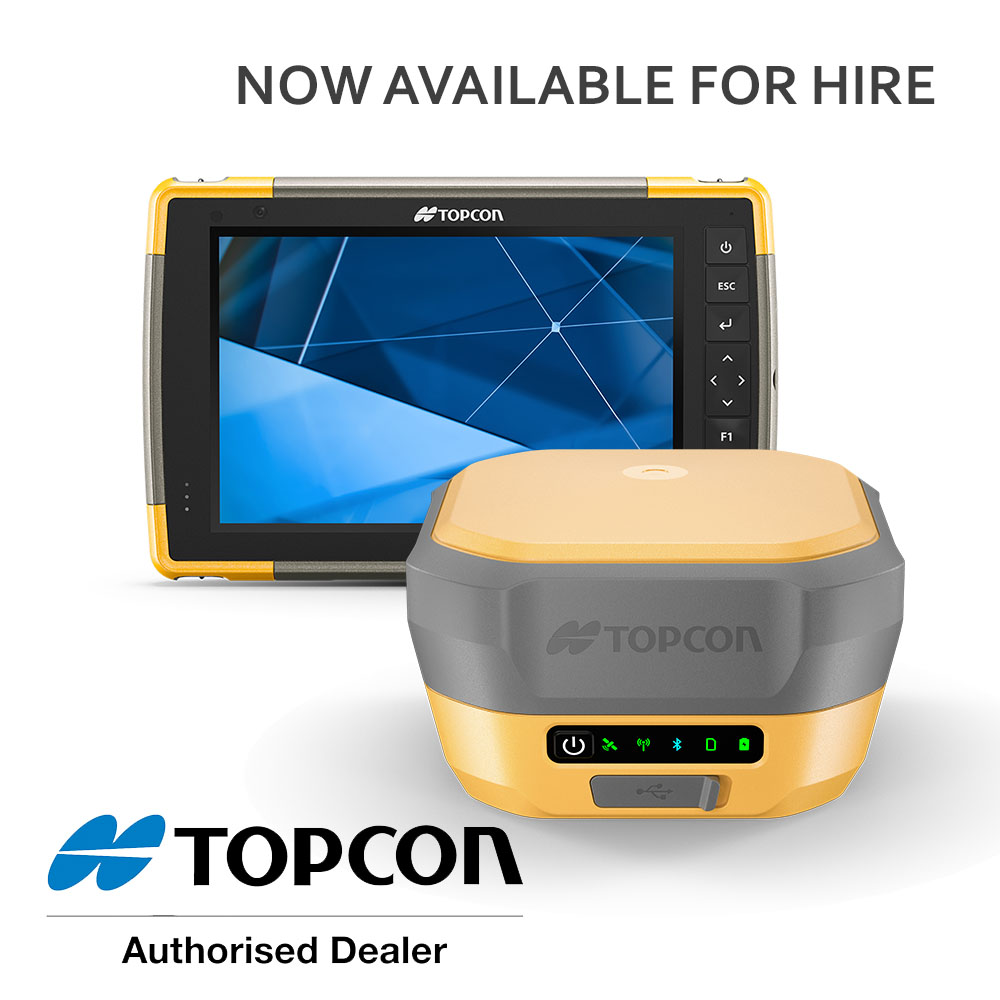 Topcon HiPer XR and FC6400 for Hire from JB Survey Limited